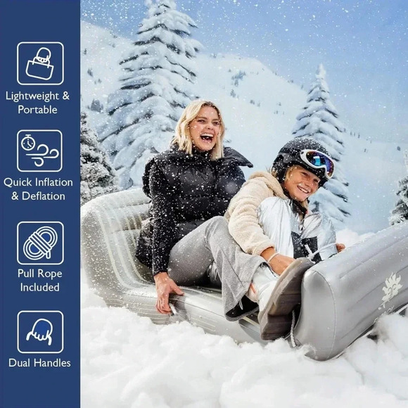 Brand new FUNBOY Inflatable Alpine Mountain Sleigh Still in box - Picture 9 of 9